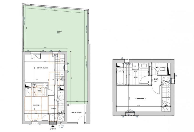 Maison - 69 m² - 3 pièces