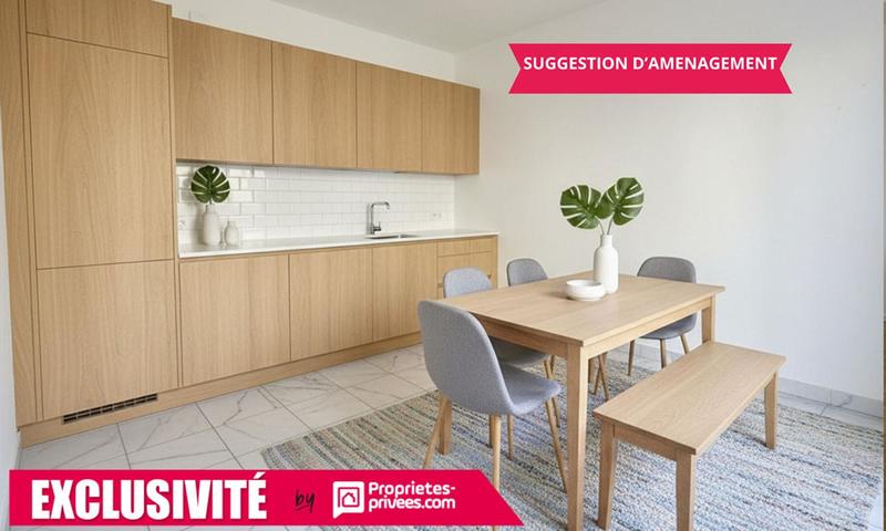 Appartement - 48 m² - 2 pièces