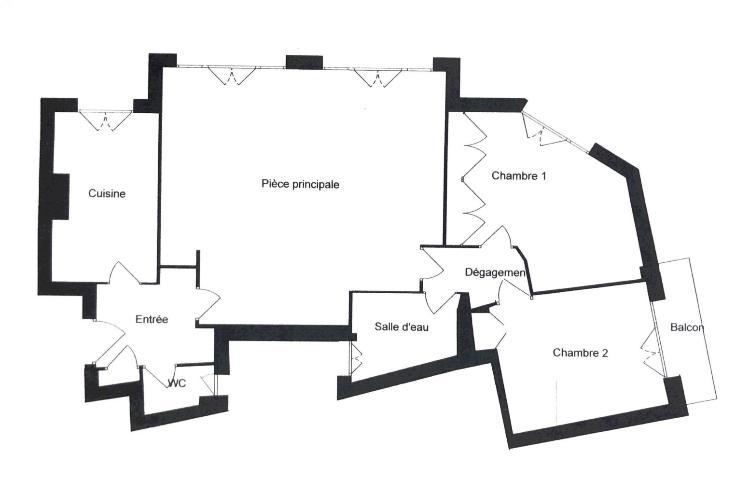 Appartement - 76 m² - 3 pièces