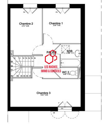 Maison - 93 m² - 4 pièces
