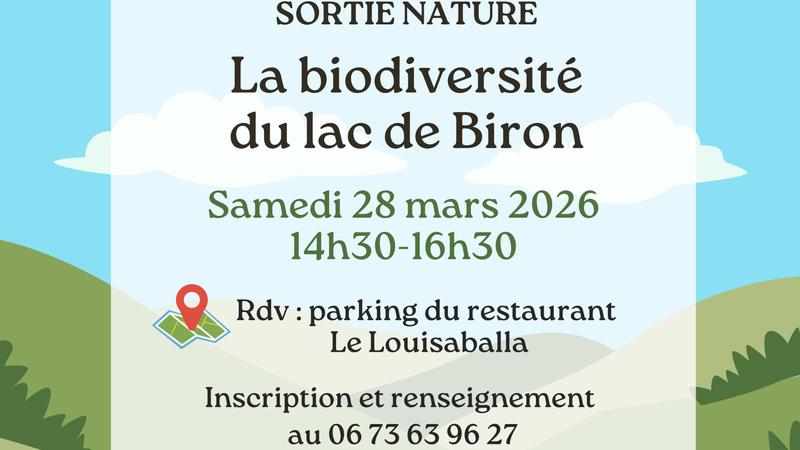 Sortie Nature : la biodiversité du lac de Biron