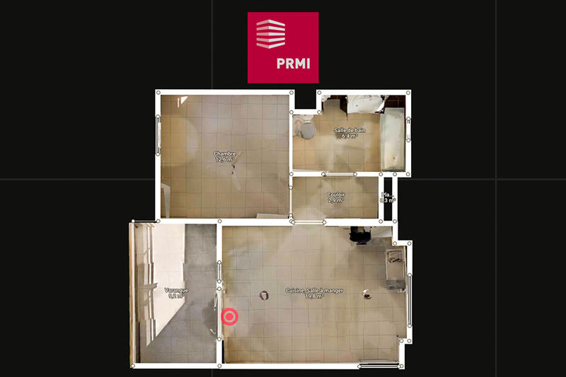 Appartement - 42 m² - 2 pièces