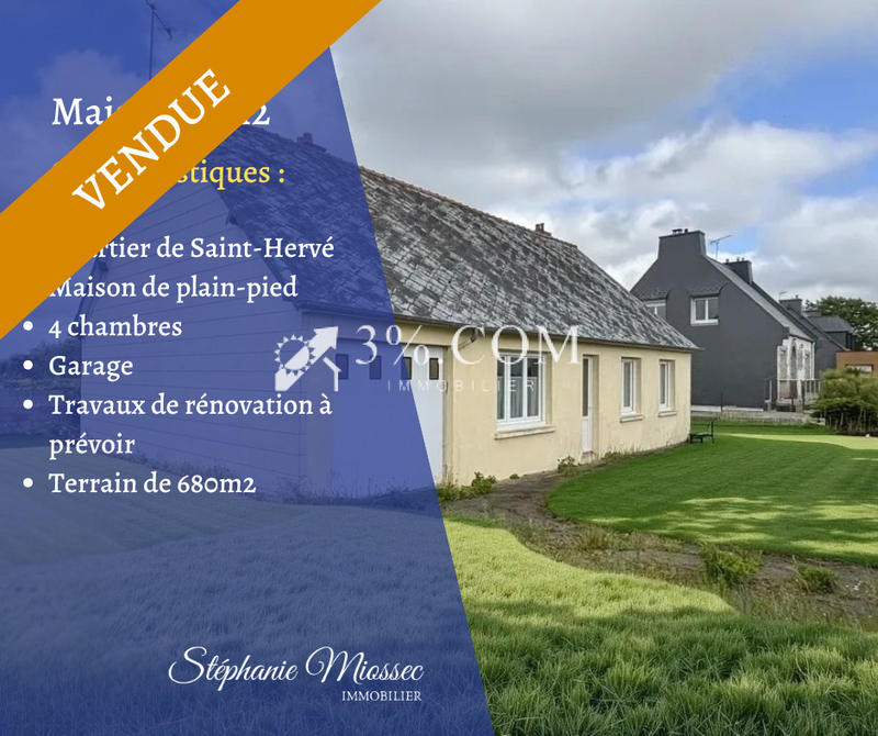 Maison - 85 m² - 5 pièces