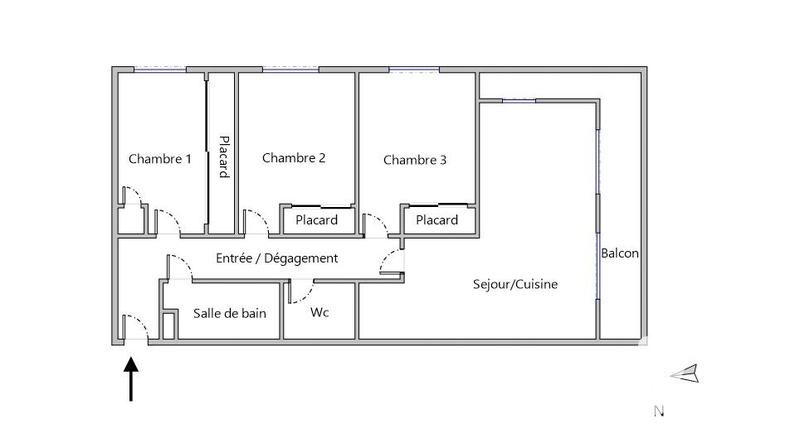 Appartement - 81 m² - 4 pièces