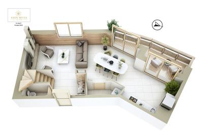 Appartement - 88 m² - 4 pièces