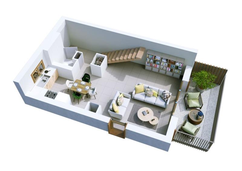 Appartement - 73 m² - 3 pièces