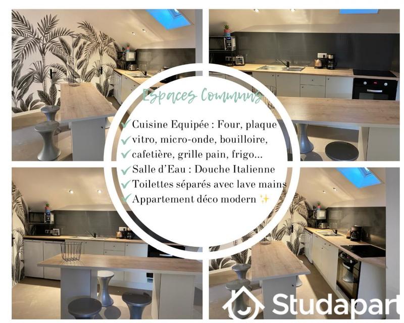 Chambre - 17 m² - 1 pièce