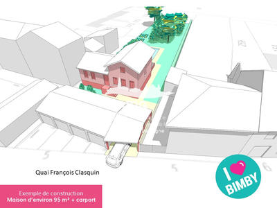 Terrain constructible - 1 863 m²