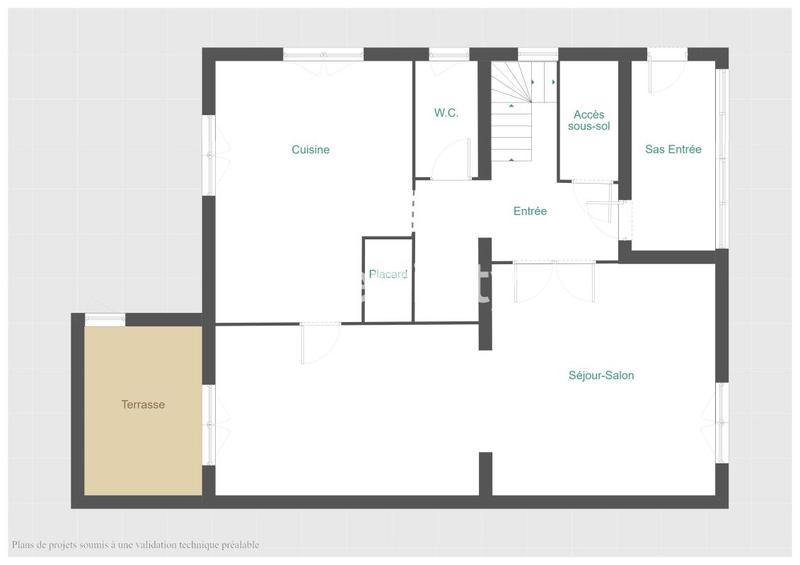 Maison - 93 m² - 4 pièces