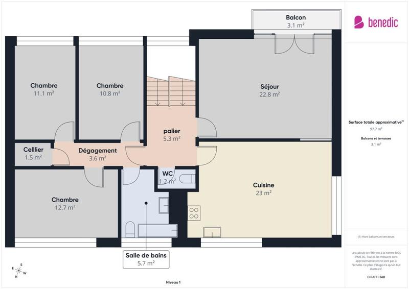 Maison - 131 m² - 7 pièces