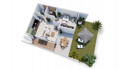 Appartement - 59 m² - 2 pièces