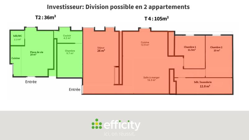 Appartement - 141 m² - 5 pièces