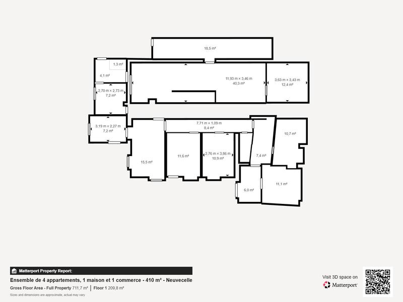 Maison ancienne - 325 m² - 13 pièces