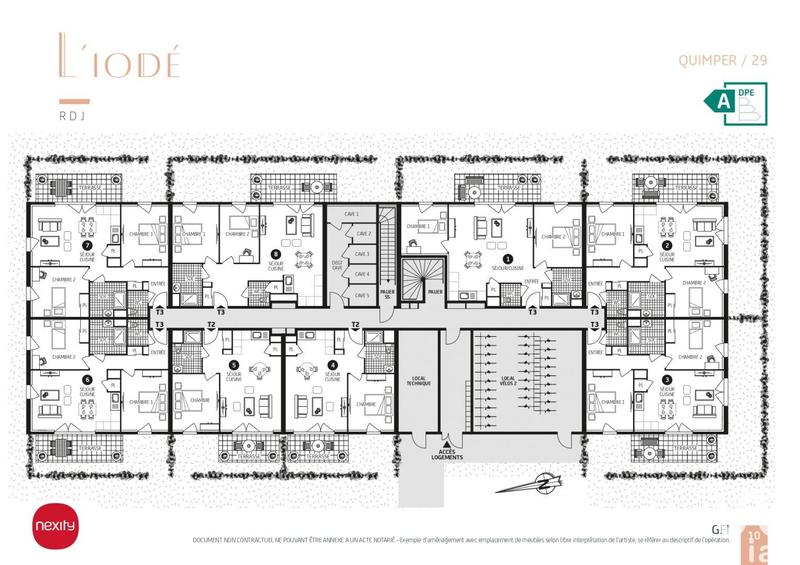 Appartement - 63 m² - 3 pièces