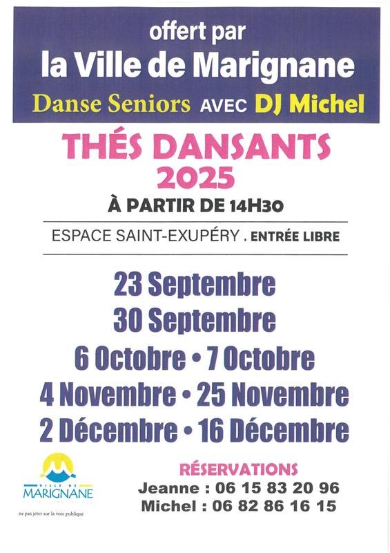 Thés dansants pour les Seniors