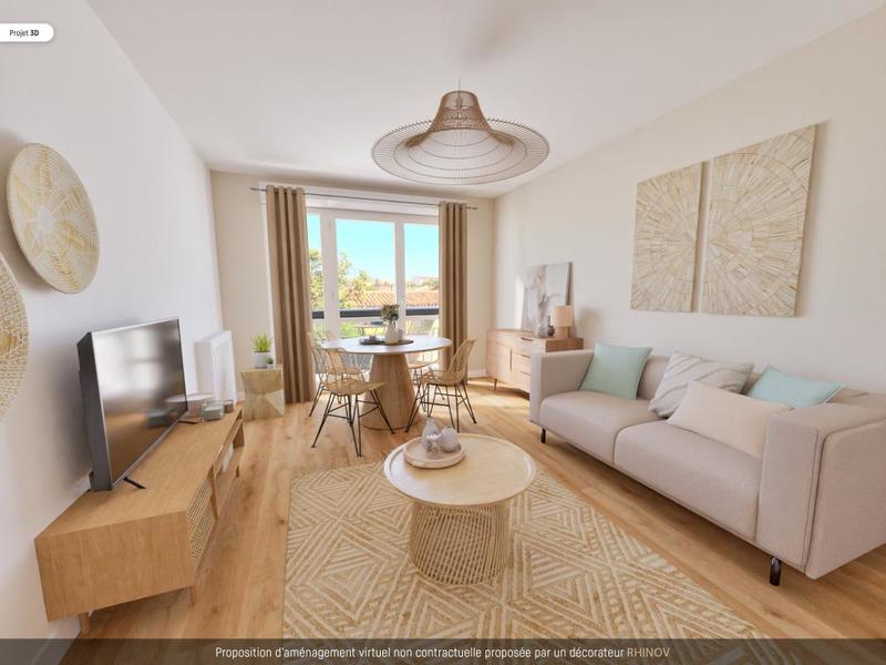 Appartement ancien - 51 m² - 2 pièces