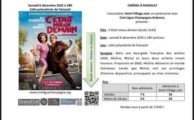 Séance cinéma à Faissault