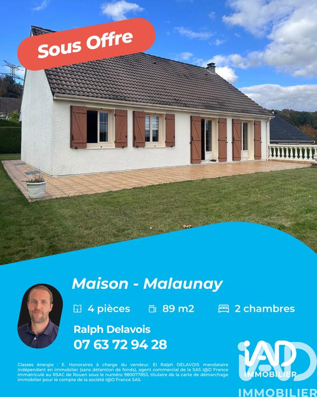 Maison - 89 m² - 4 pièces