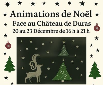 Animations avant Noël à Duras