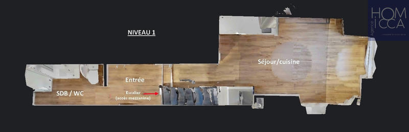 Appartement - 32 m² - 2 pièces