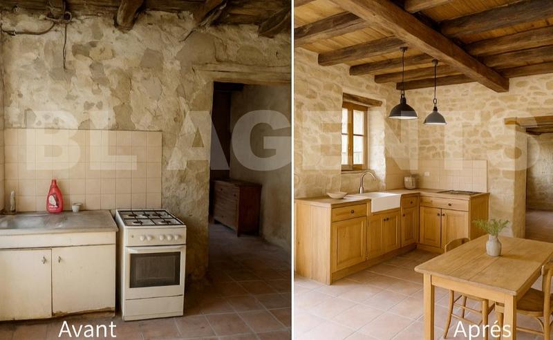 Maison ancienne - 33 m² - 2 pièces