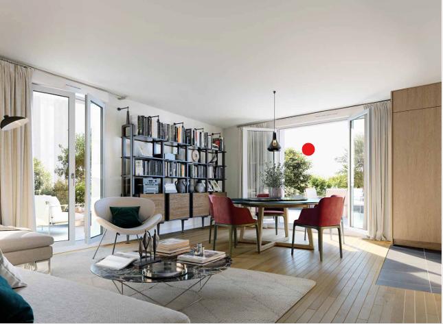 Appartement - 57 m² - 3 pièces