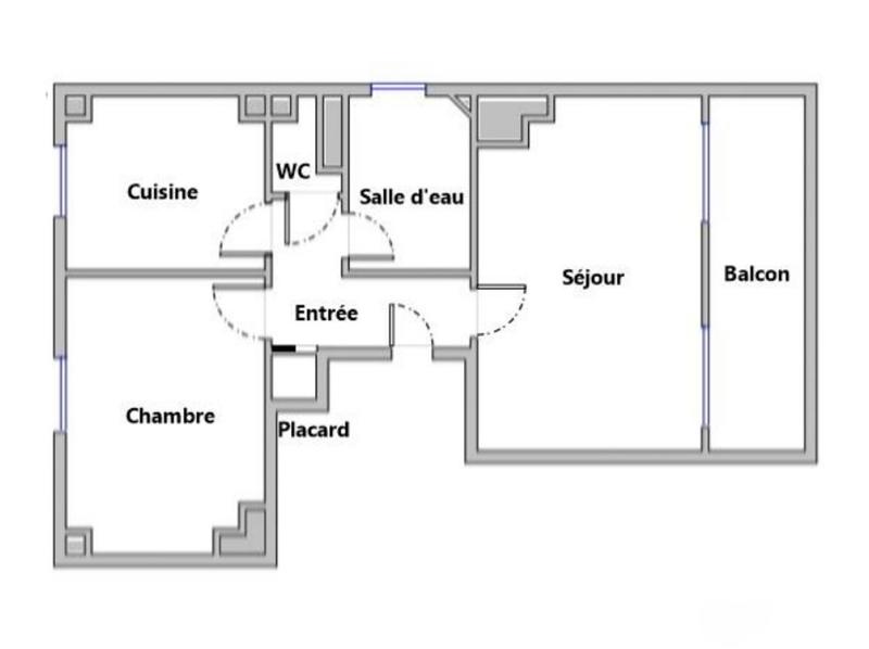 Appartement - 42 m² - 2 pièces