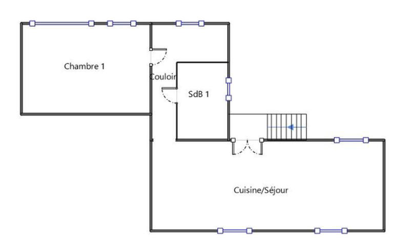 Maison de village - 90 m² - 5 pièces