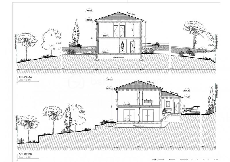 Terrain constructible - 2 300 m²