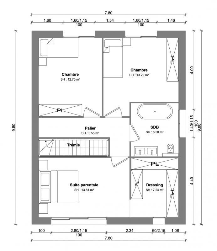 Maison - 119 m² - 6 pièces