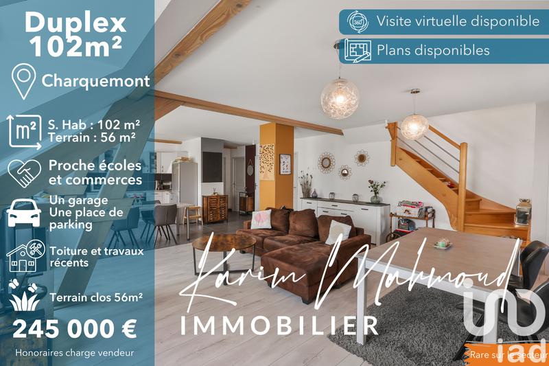 Appartement - 103 m² - 4 pièces