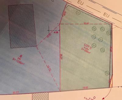 Terrain constructible - 599 m²