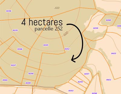 Terrain agricole - 71 100 m²