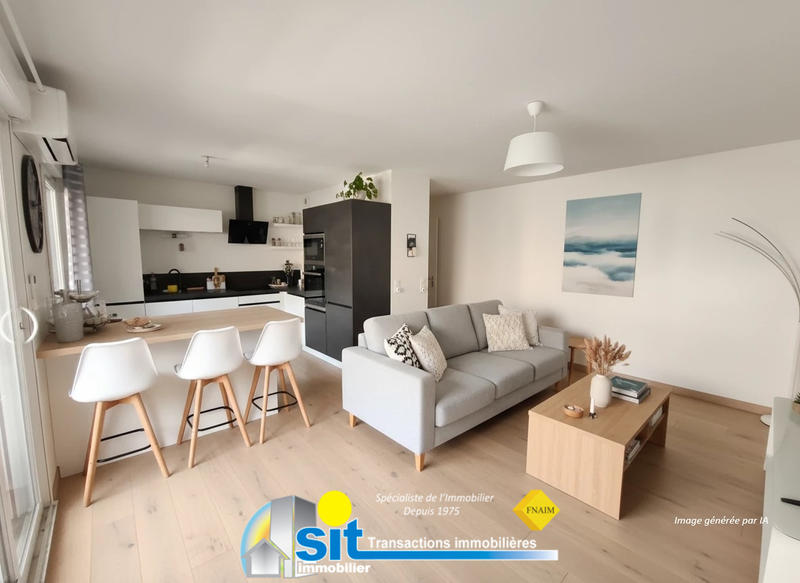 Appartement - 66 m² - 3 pièces