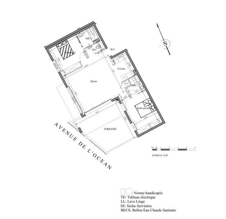 Appartement - 70 m² - 3 pièces