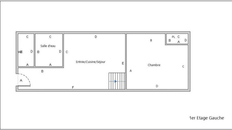Appartement - 32 m² - 2 pièces