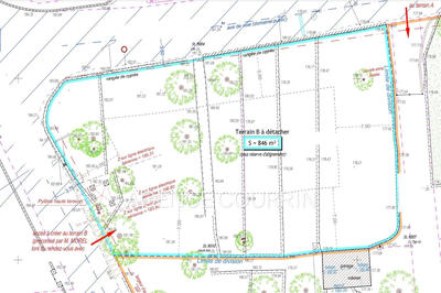 Terrain - 846 m²