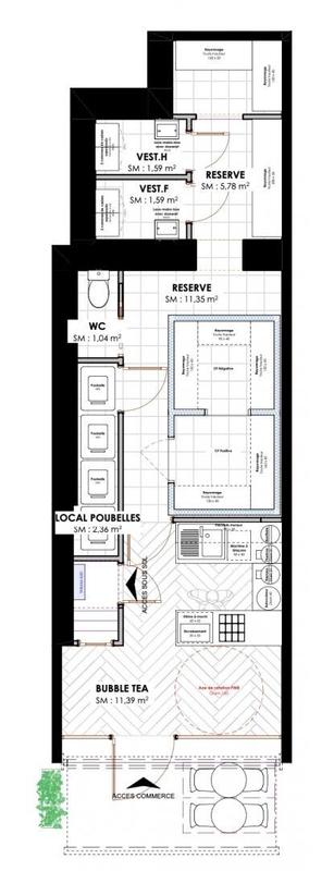 Local commercial - 46 m²