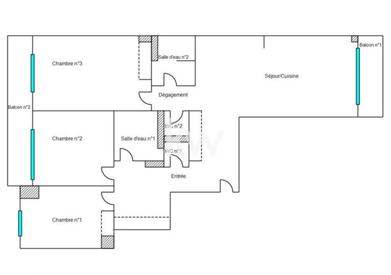Appartement - 78 m² - 4 pièces