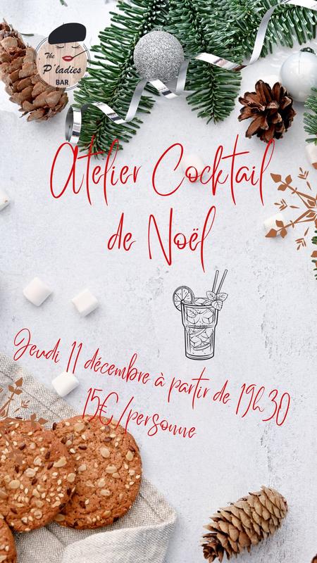Atelier cocktail de Noël et dégustation de whisky