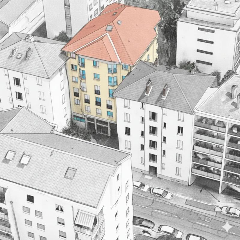 Immeuble - 1 109 m² - 17 pièces