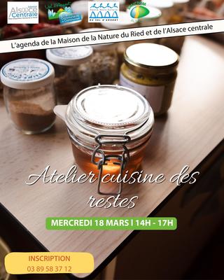 Atelier cuisine des restes