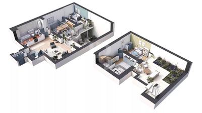 Appartement - 93 m² - 4 pièces