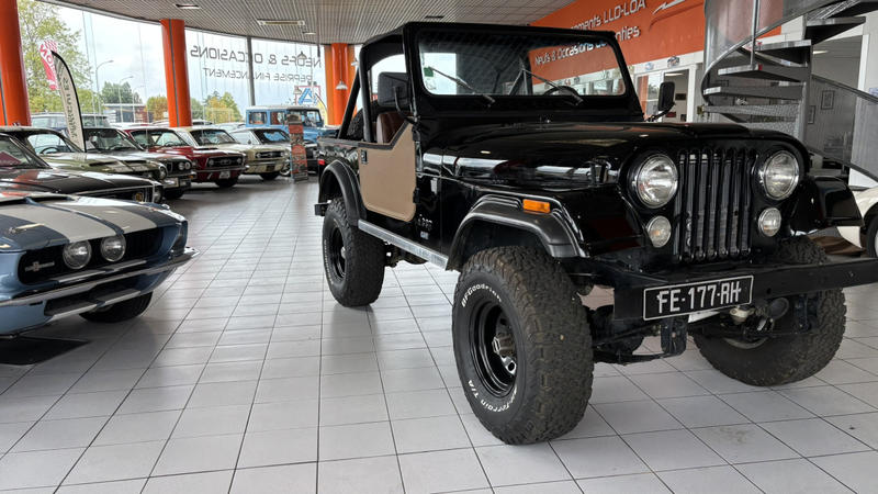 Jeep Cj 7 304 Ci V8 Quadratrac Noire 1976