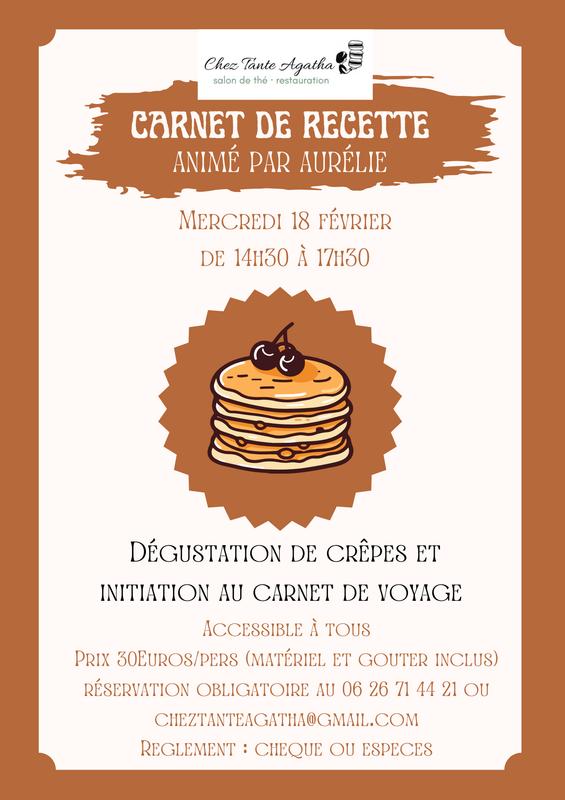 Atelier Carnet de recettes