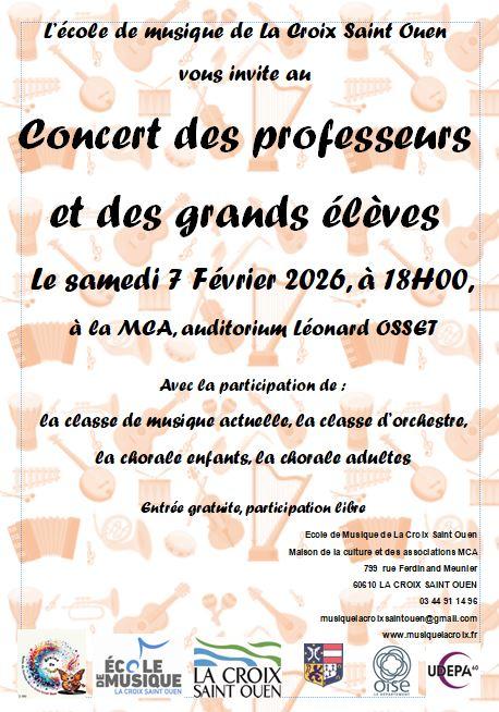 Concert des professeurs et des grands élèves