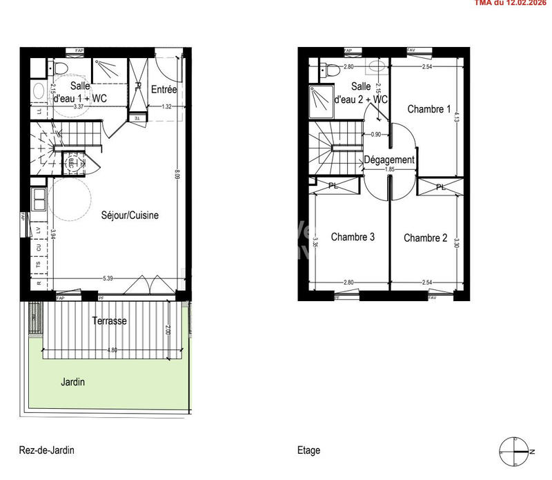 Maison - 78 m² - 4 pièces