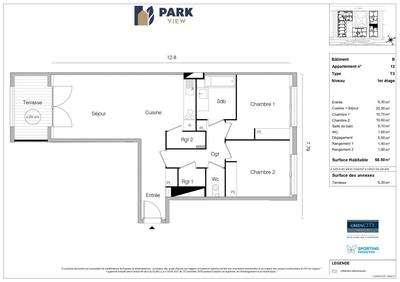 Appartement - 2 pièces