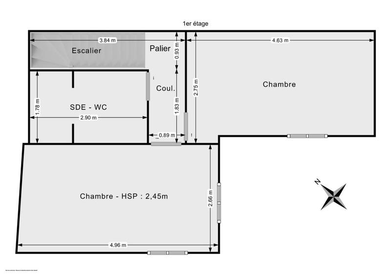 Maison - 65 m² - 3 pièces
