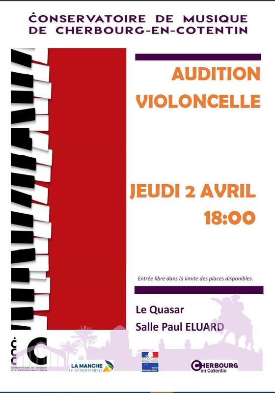 L'heure musicale - Audition violoncelles